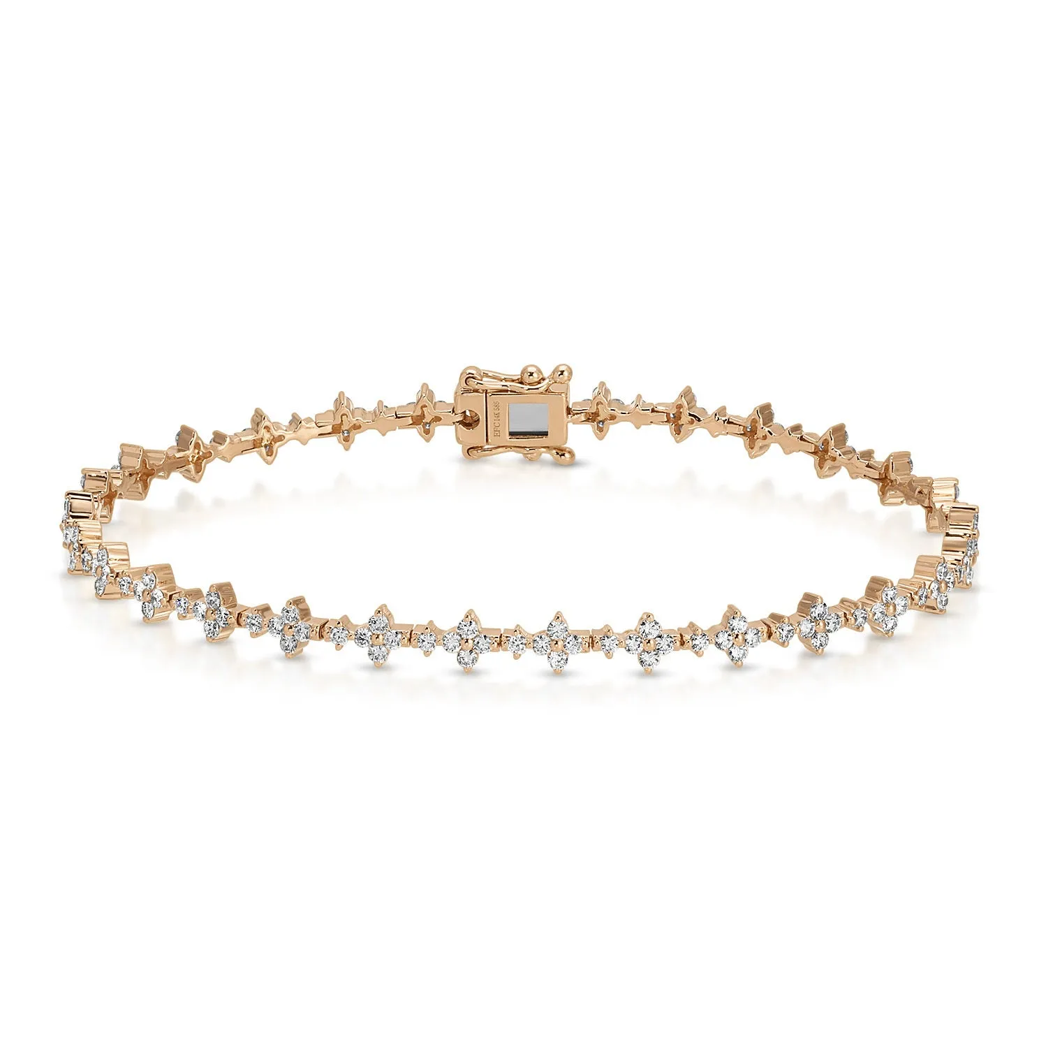 Diamond Fleur Eternity Bracelet sold by EF Collection