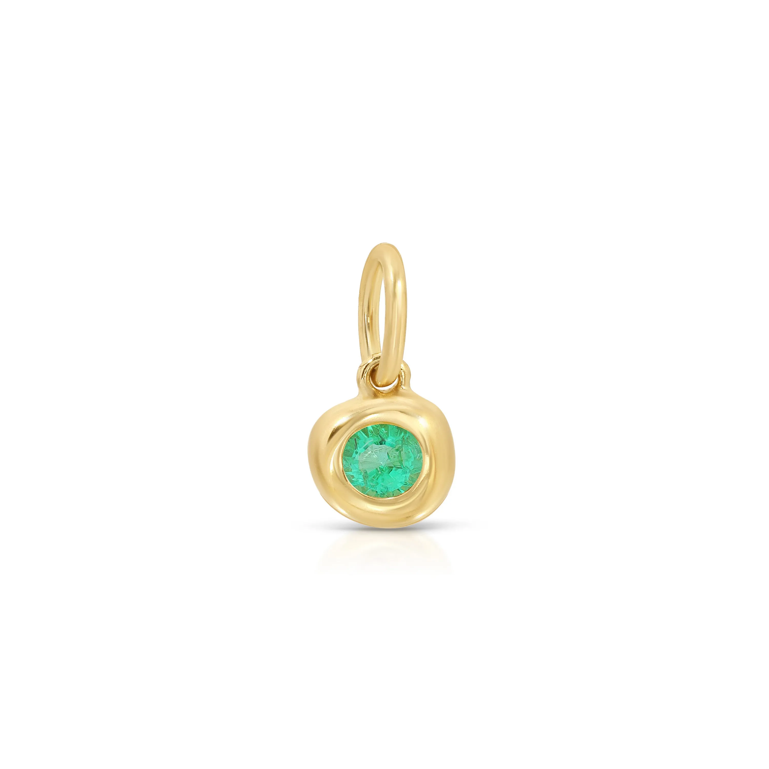 Emerald Birthstone Pillow Charm sold by EF Collection