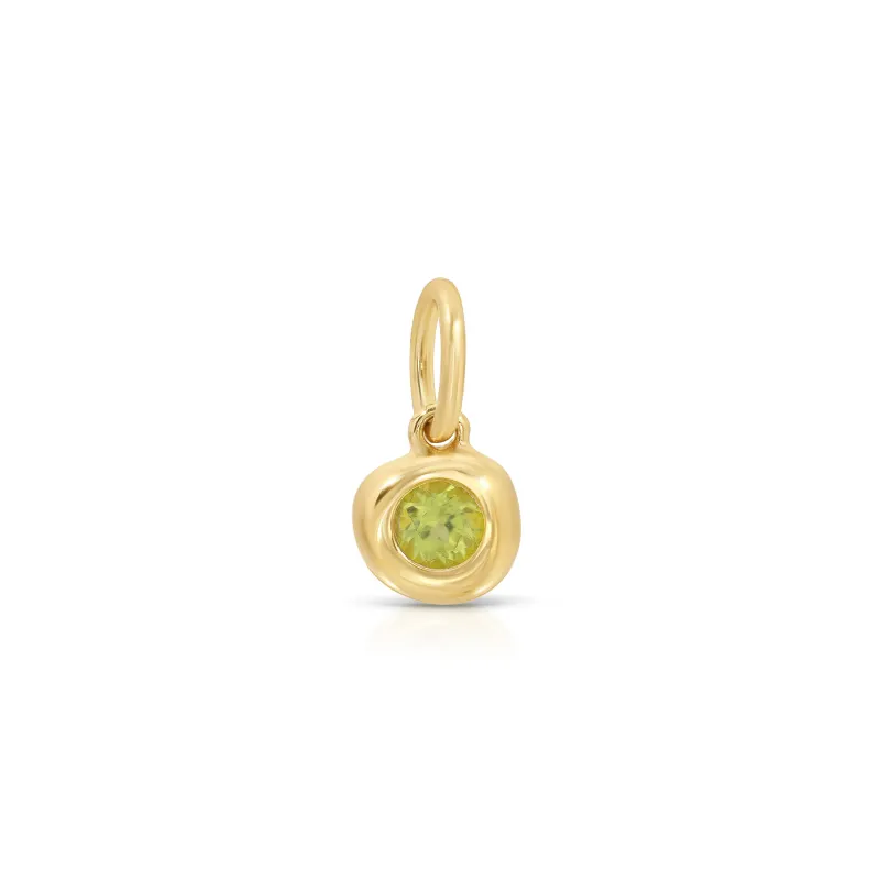 Peridot Birthstone Pillow Charm made by EF Collection
