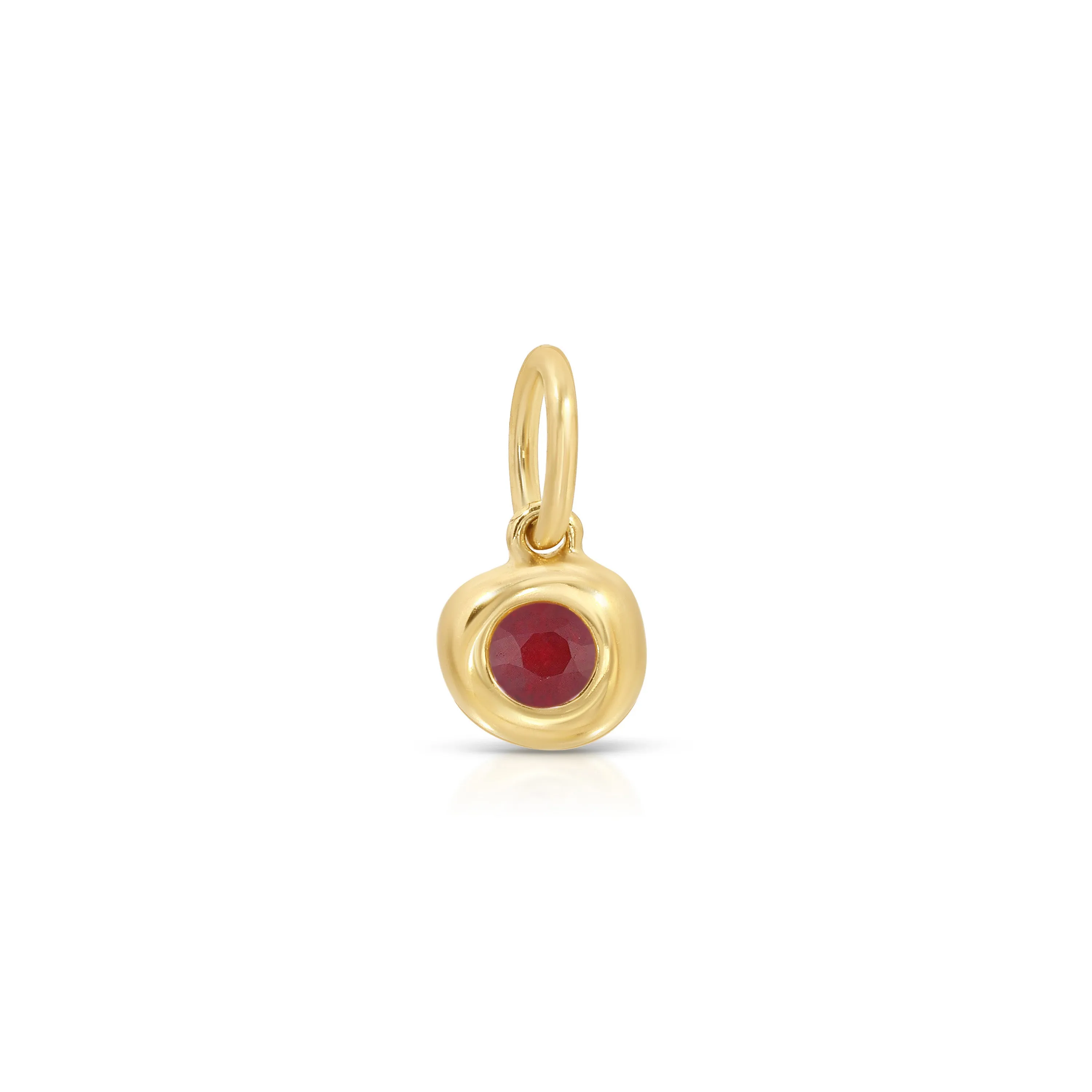 Ruby Birthstone Pillow Charm sold by EF Collection