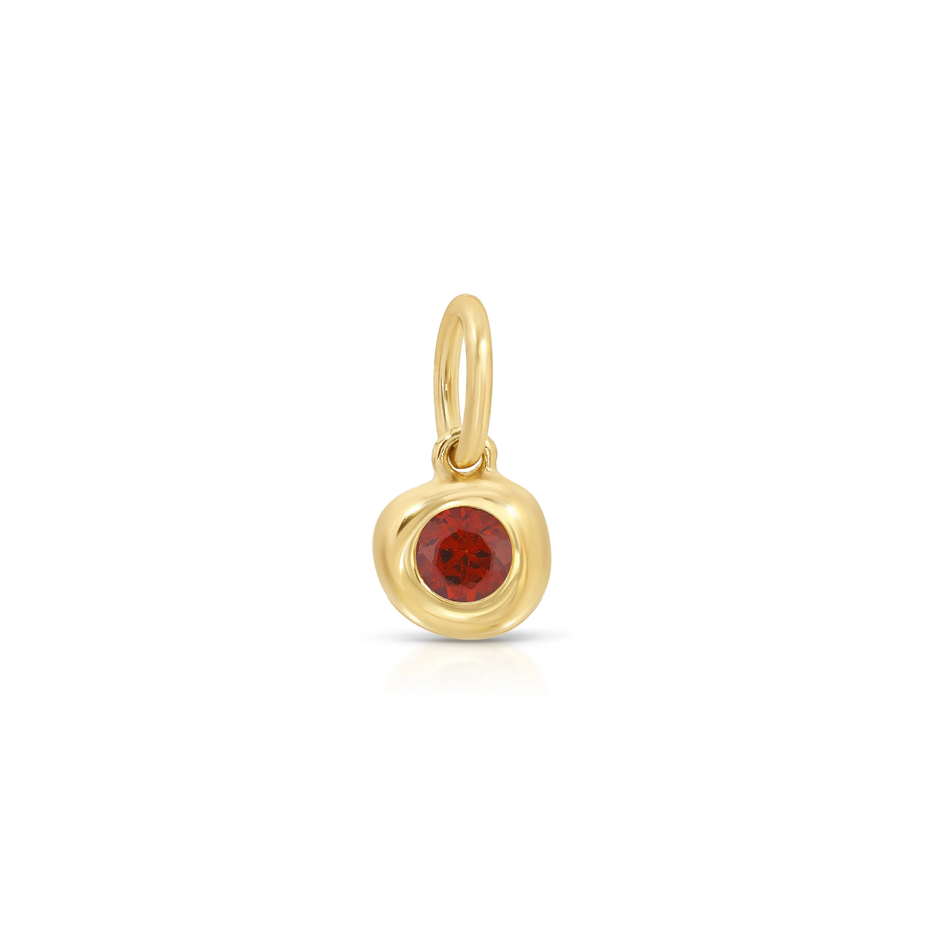 Garnet Birthstone Pillow Charm sold by EF Collection
