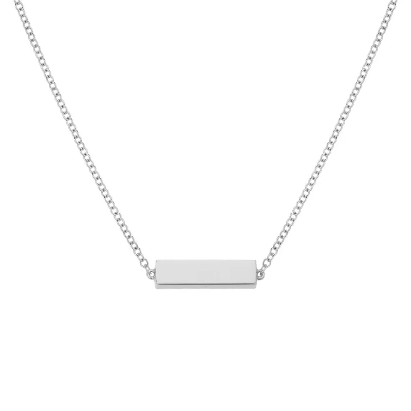 Gold Block Chain Necklace made by EF Collection