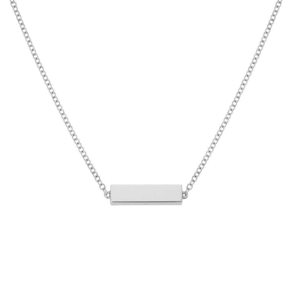 Gold Block Chain Necklace sold by EF Collection