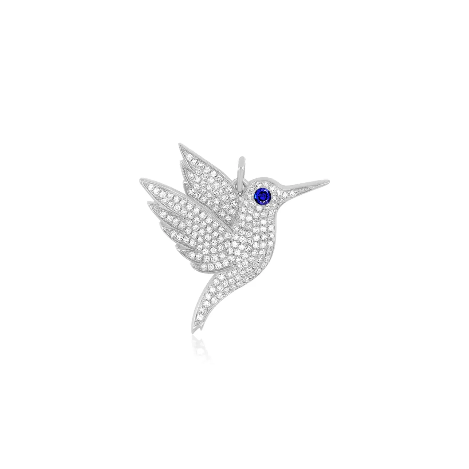 Pave Diamond Hummingbird Charm sold by EF Collection product image thumbnail 3