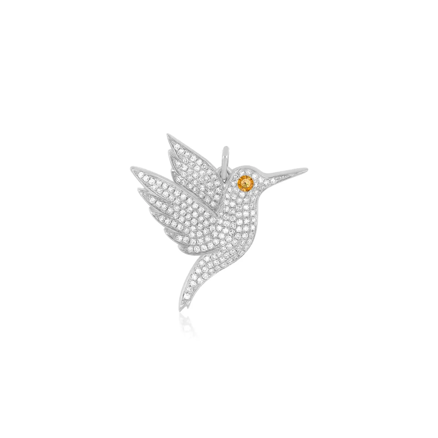 Pave Diamond Hummingbird Charm sold by EF Collection product image thumbnail 3