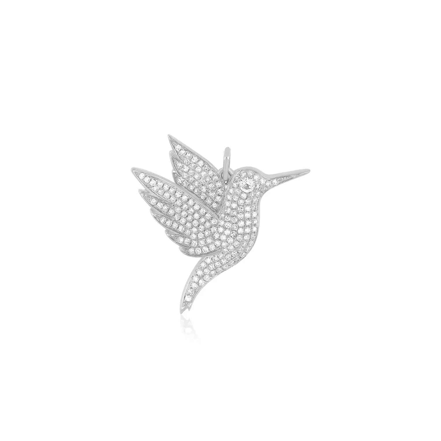 Pave Diamond Hummingbird Charm sold by EF Collection product image thumbnail 2