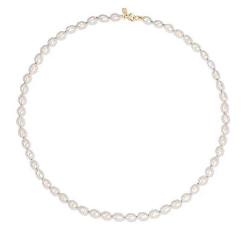 Pearl Knot Necklace made by EF Collection