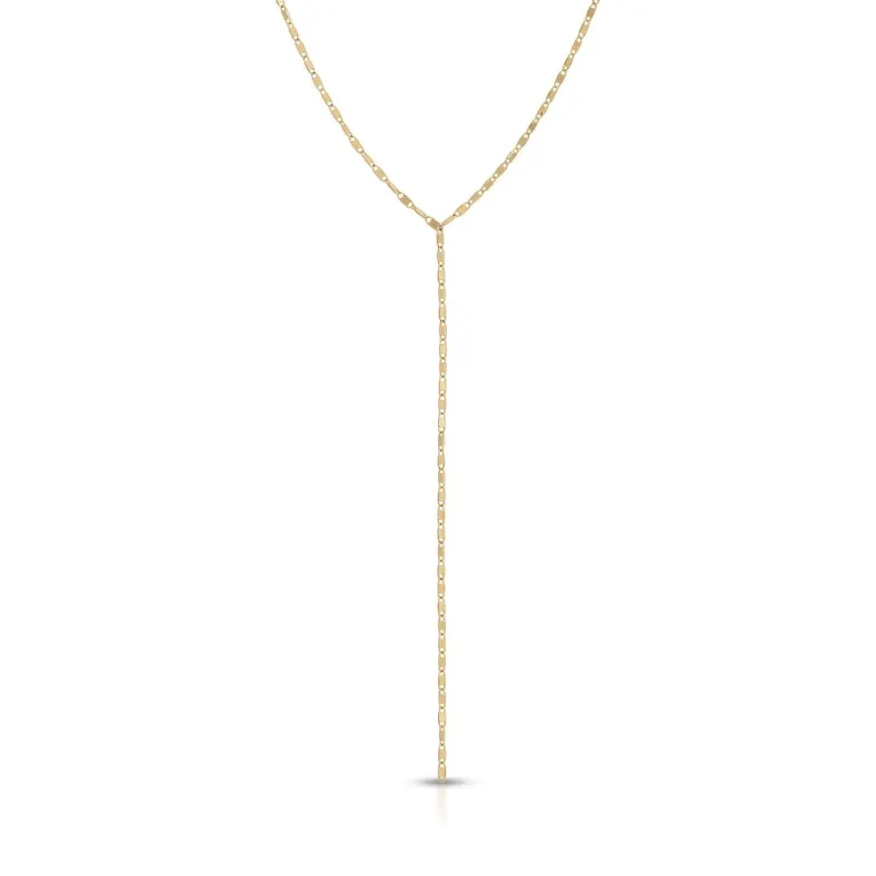 Ella Chain Lariat Necklace made by EF Collection