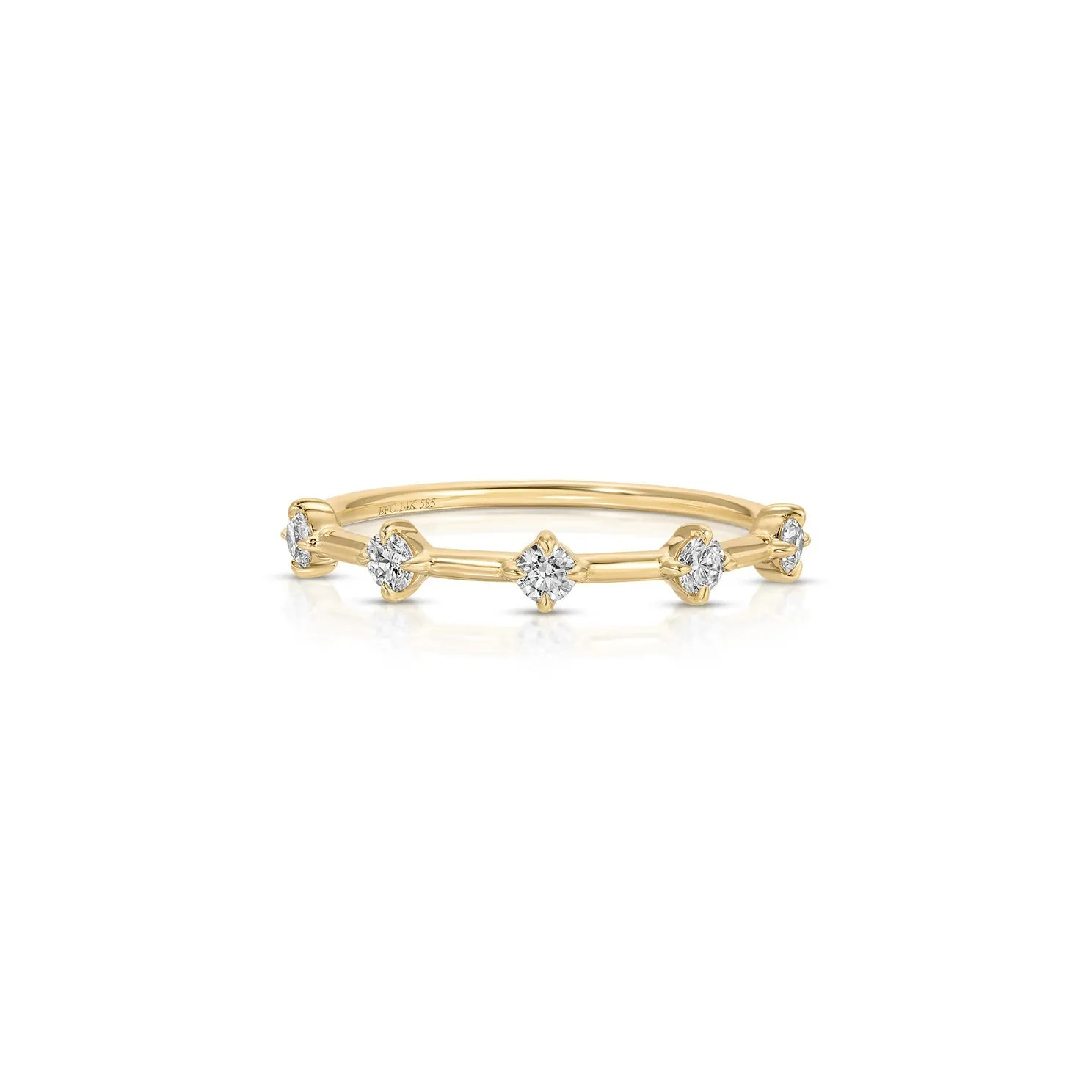 Diamond Compass Stack Ring sold by EF Collection