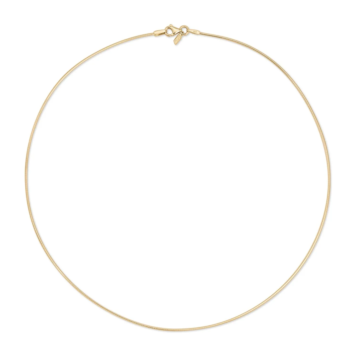 Gold Omega Necklace sold by EF Collection