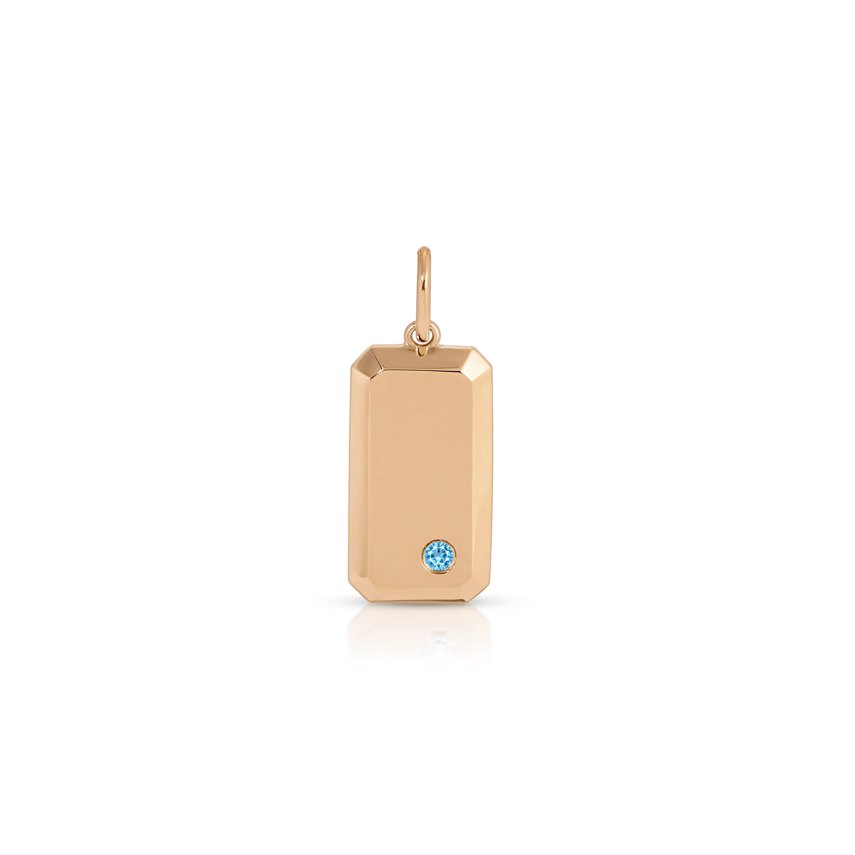 Birthstone Initial Dog Tag sold by EF Collection product image thumbnail 5