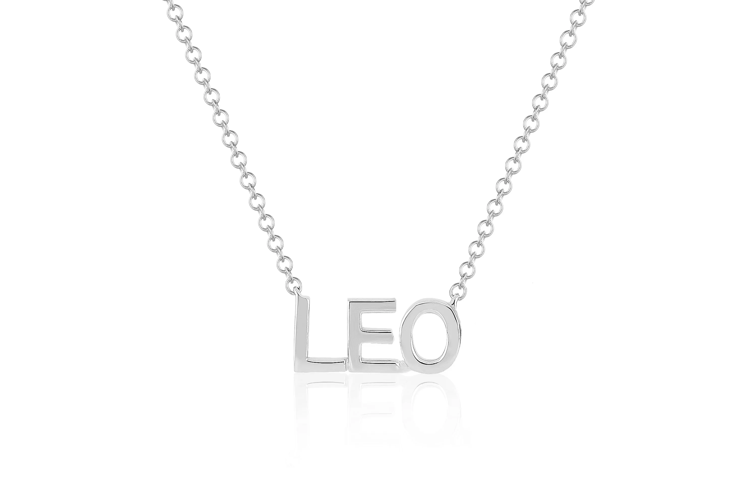 Gold Block Name Necklace sold by EF Collection product image thumbnail 3