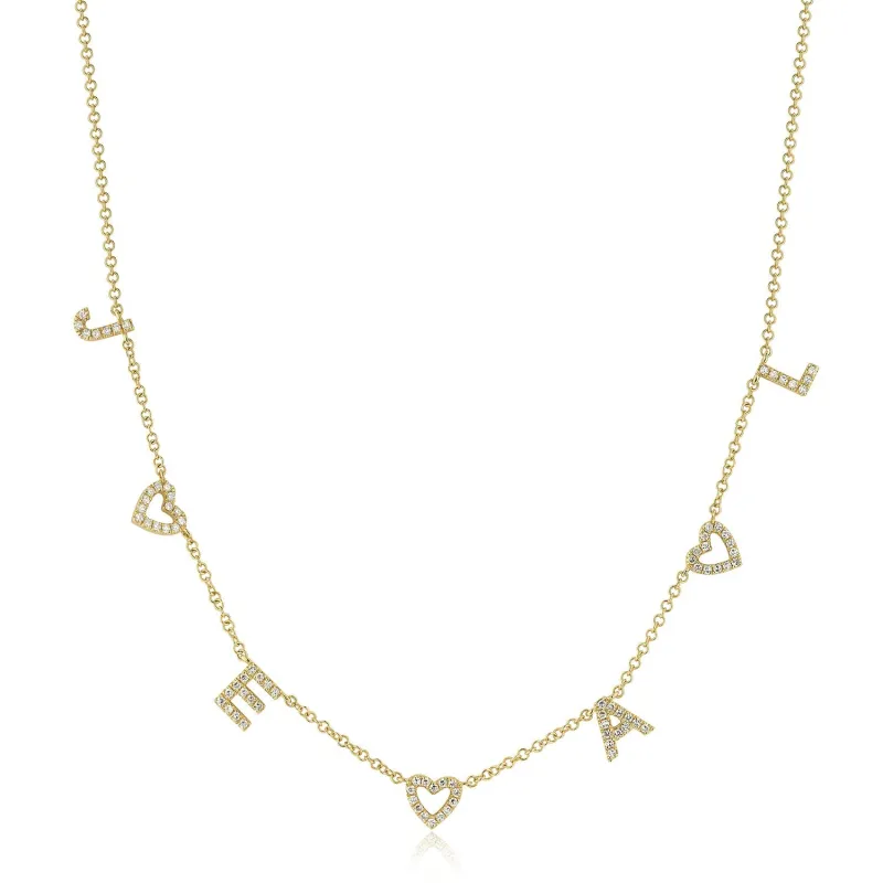 Love Around The Neck Necklace made by EF Collection