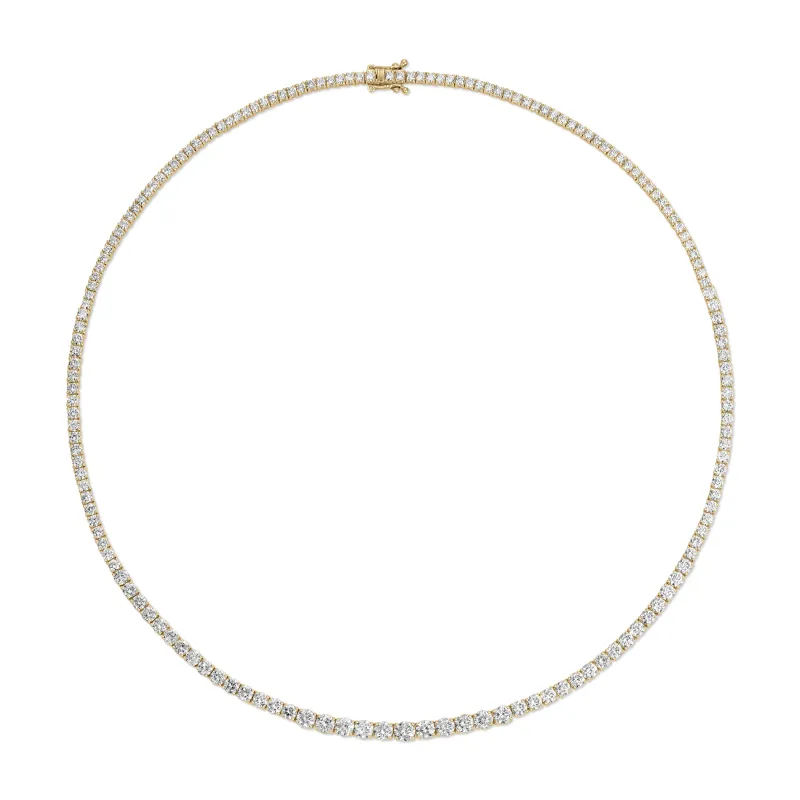 Diamond Monroe Riviera Necklace made by EF Collection