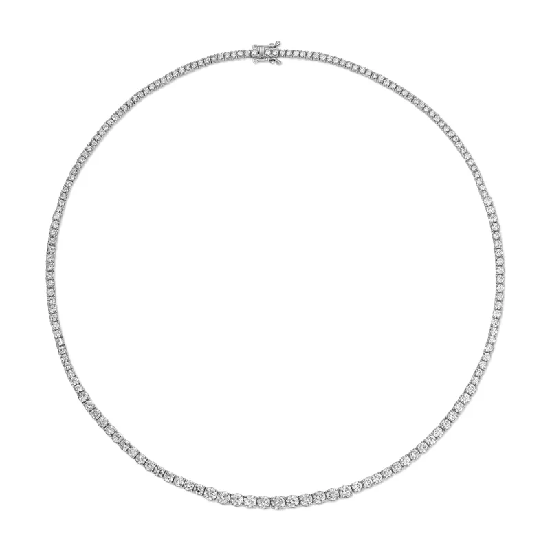 Diamond Monroe Riviera Necklace made by EF Collection