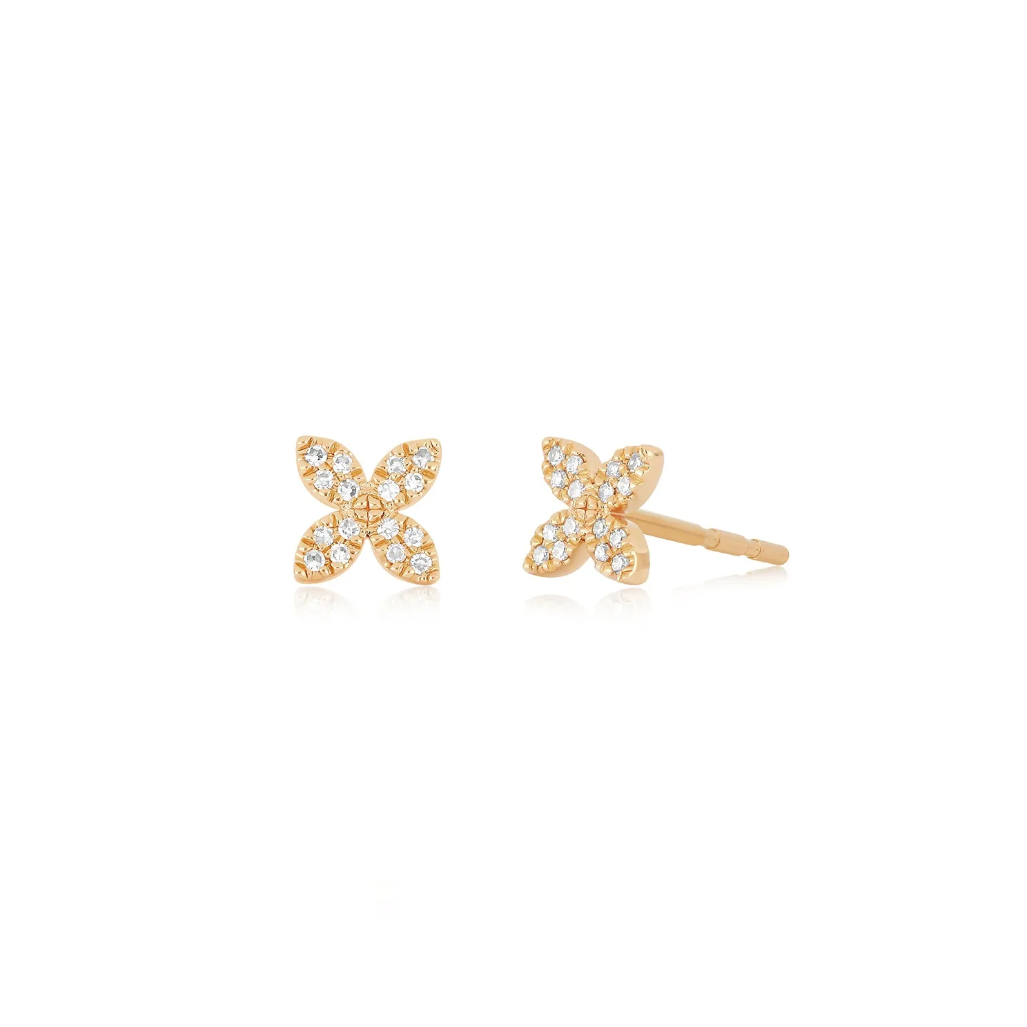 Diamond Blossom Stud Earring sold by EF Collection