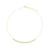 Diamond Twist Segment Necklace sold by EF Collection