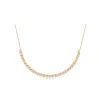 Diamond Twist Segment Necklace sold by EF Collection