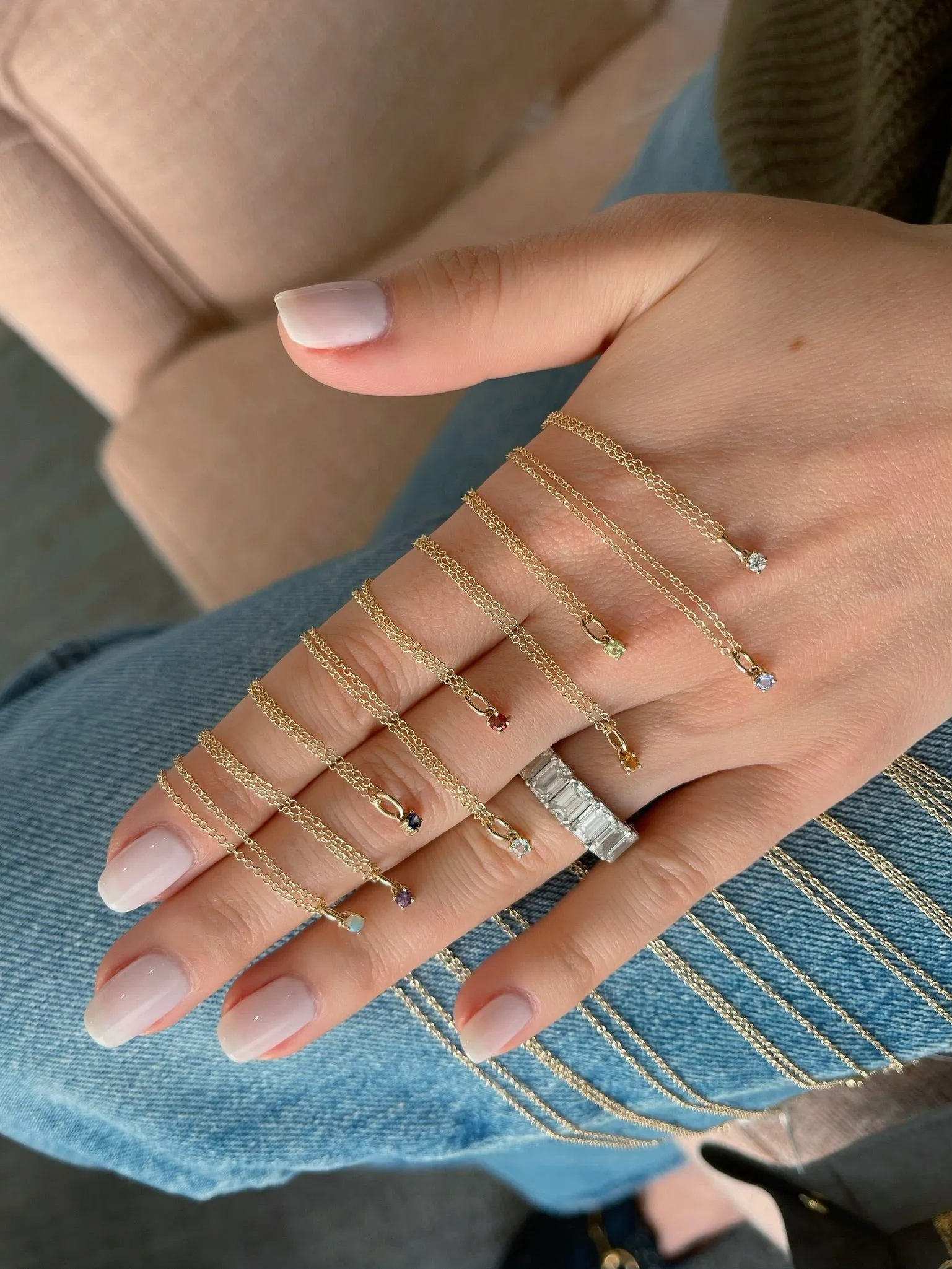 Birthstone Necklace sold by EF Collection product image thumbnail 3