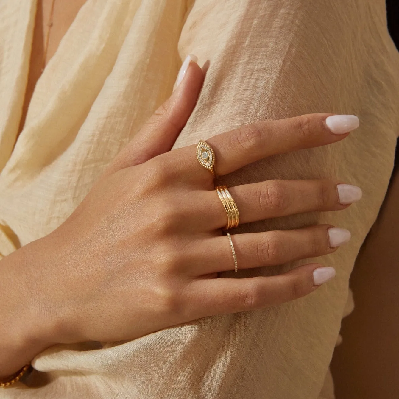 Diamond Eternity Band Ring sold by EF Collection product image thumbnail 5