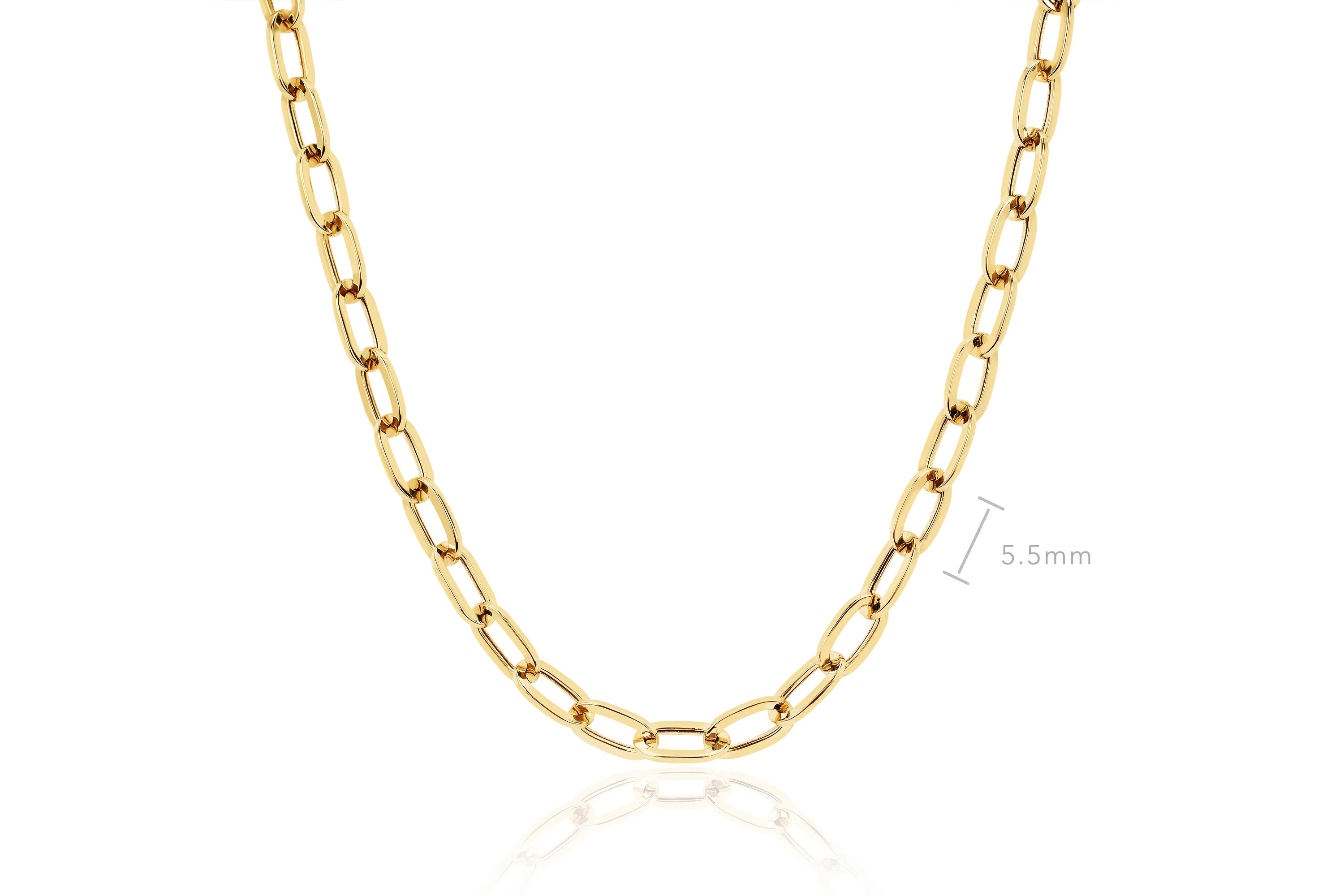Jumbo Link Chain Necklace sold by EF Collection product image thumbnail 4