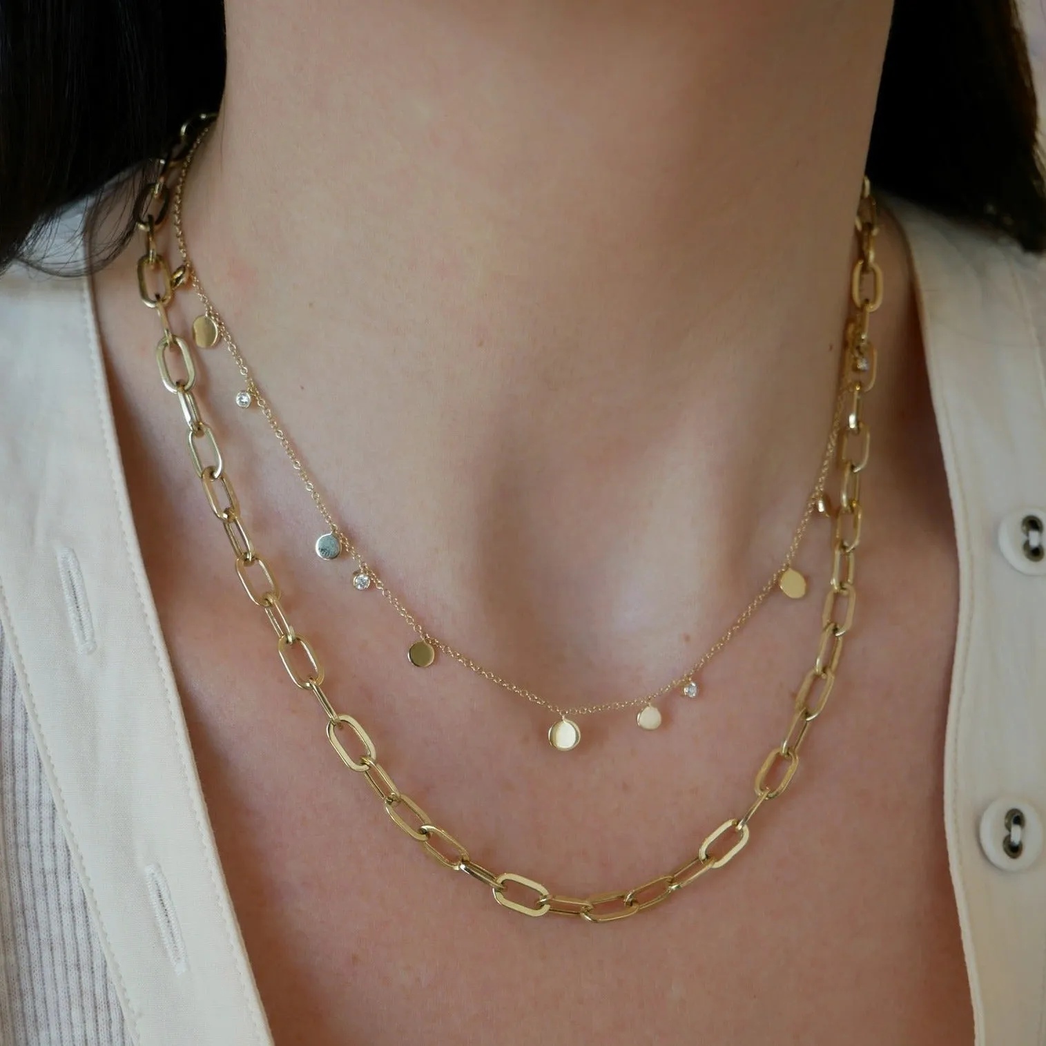 Jumbo Link Chain Necklace sold by EF Collection product image thumbnail 5