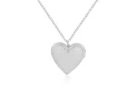 Gold and Diamond Heart Locket Necklace sold by EF Collection