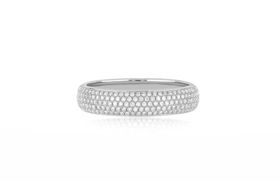 Pavé Diamond Bubble Ring sold by EF Collection product image thumbnail 4