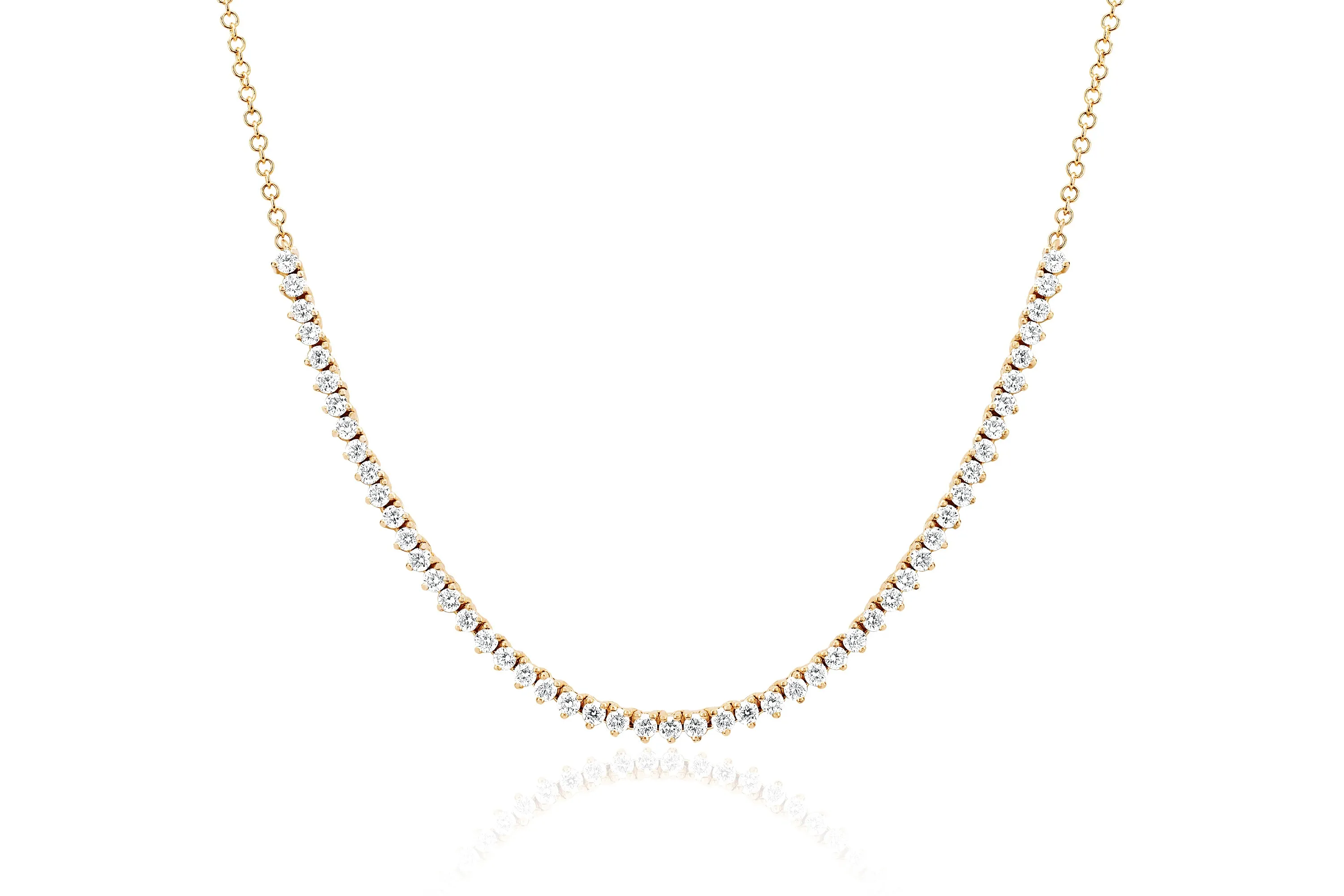 Diamond Segment Necklace sold by EF Collection