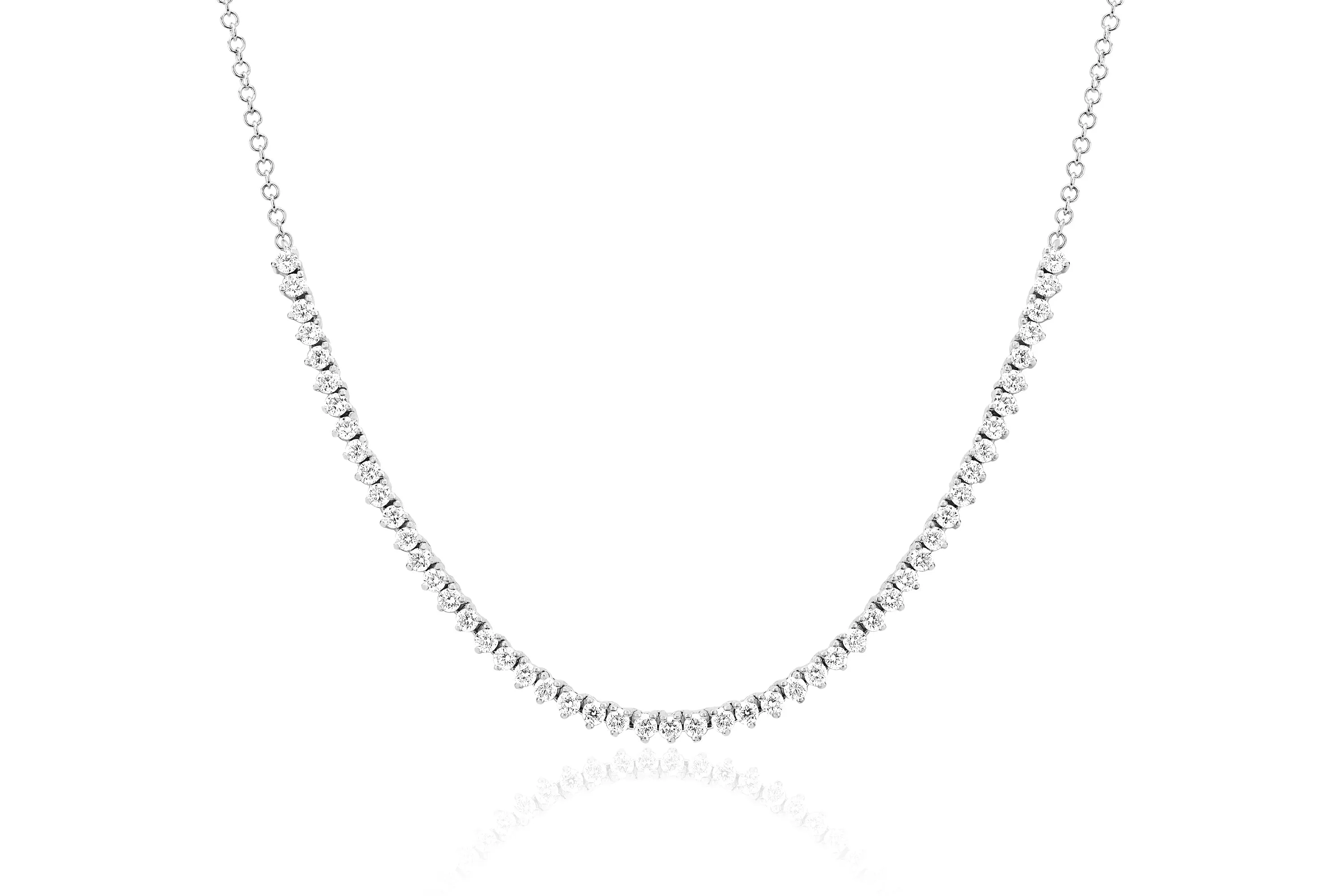 Diamond Segment Necklace sold by EF Collection product image thumbnail 4