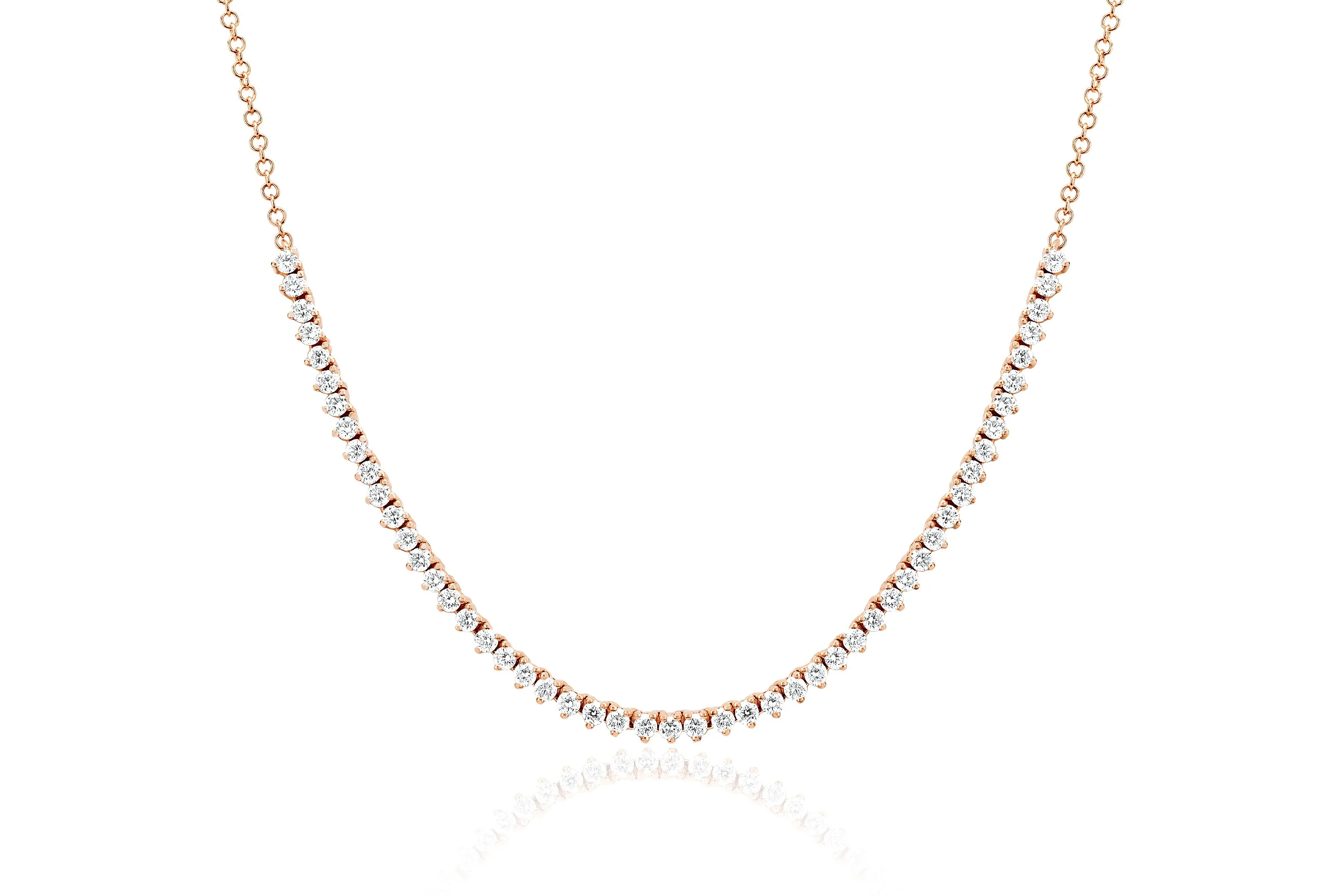 Diamond Segment Necklace sold by EF Collection product image thumbnail 3