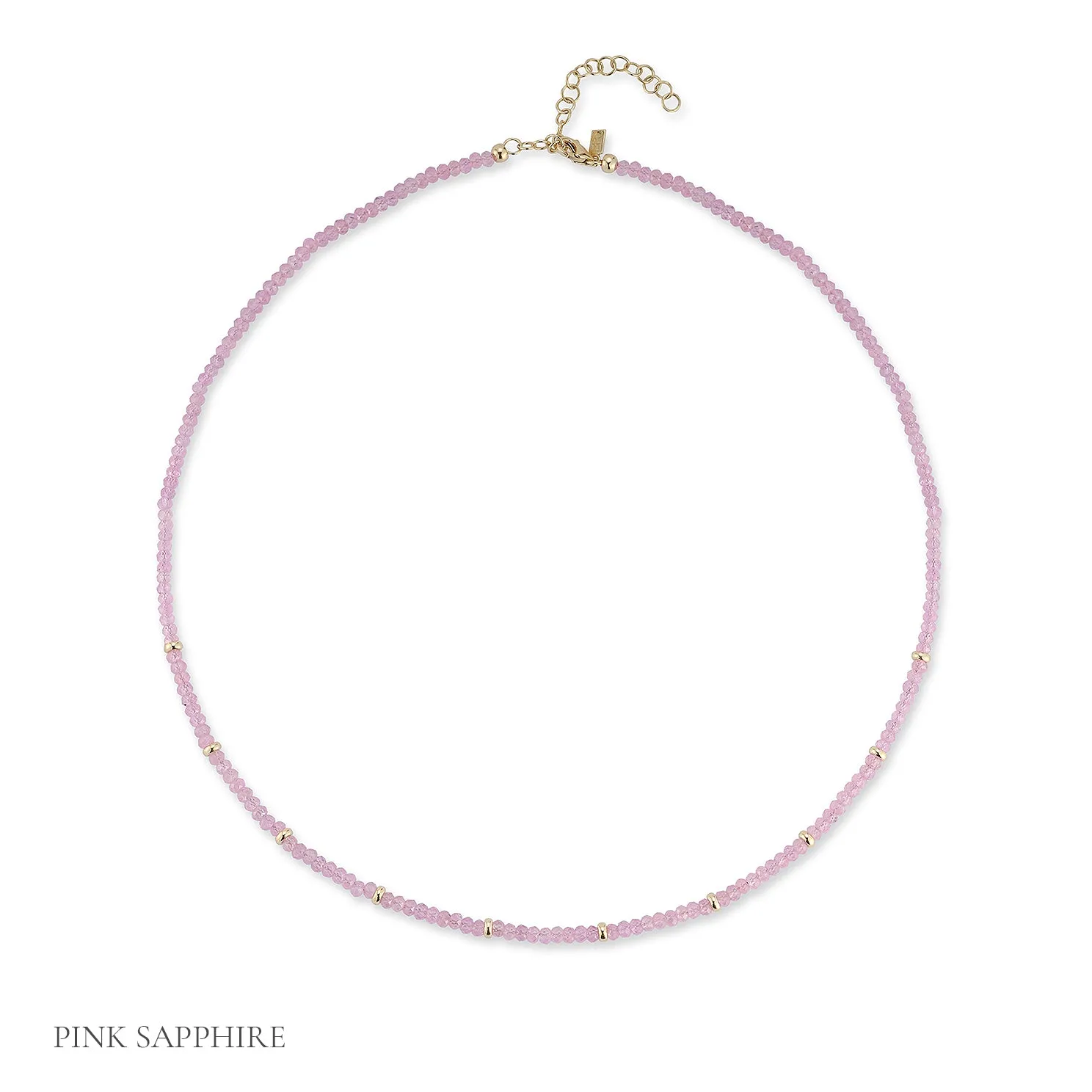Birthstone Bead Necklace
In Pink Sapphire sold by EF Collection product image thumbnail 3