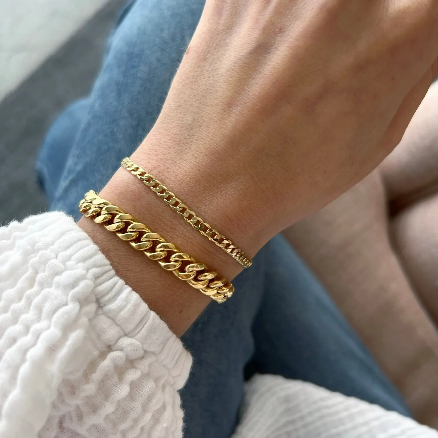 Curb Chain Bracelet sold by EF Collection product image thumbnail 2