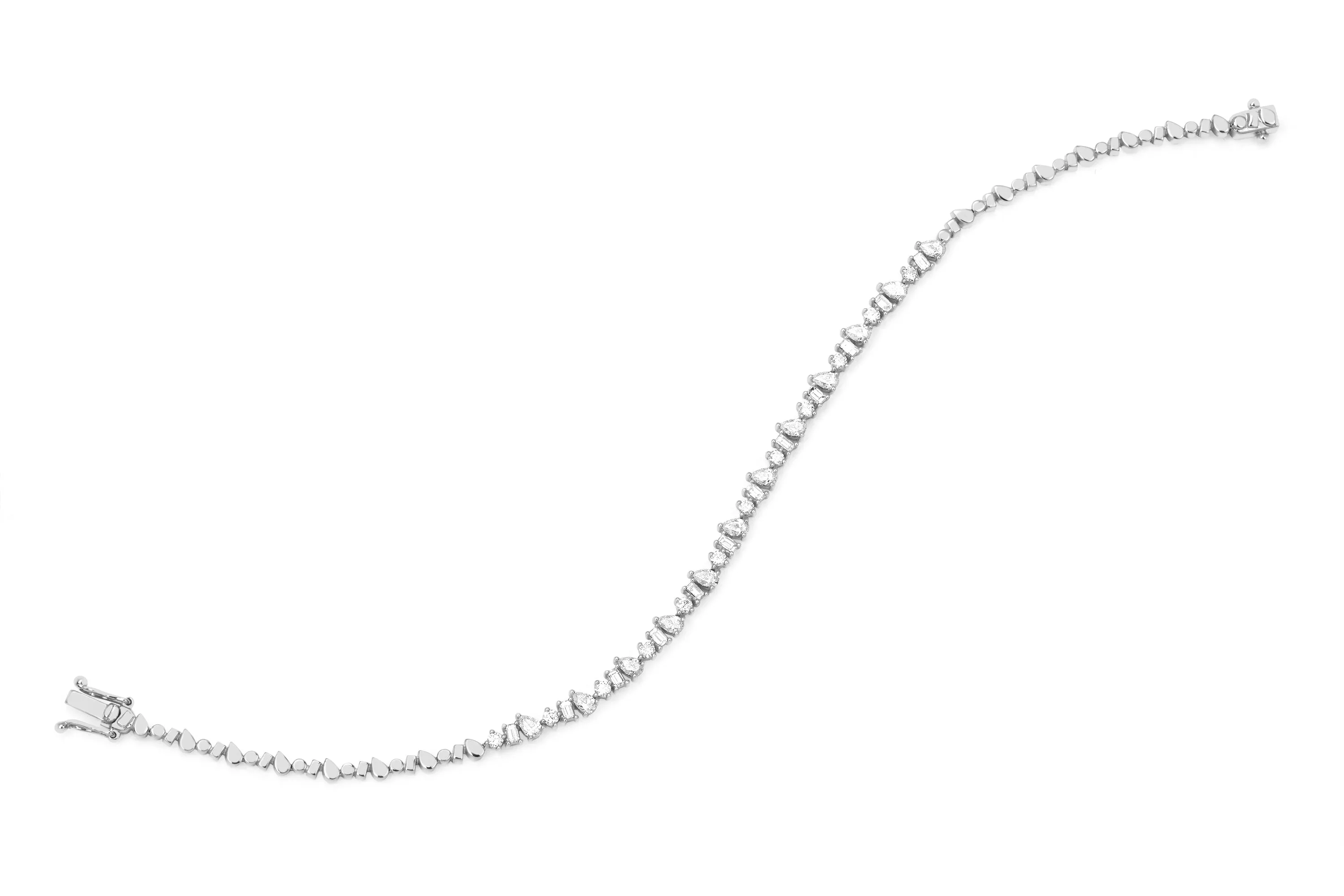 Diamond Multifaceted Eternity Bracelet sold by EF Collection product image thumbnail 4
