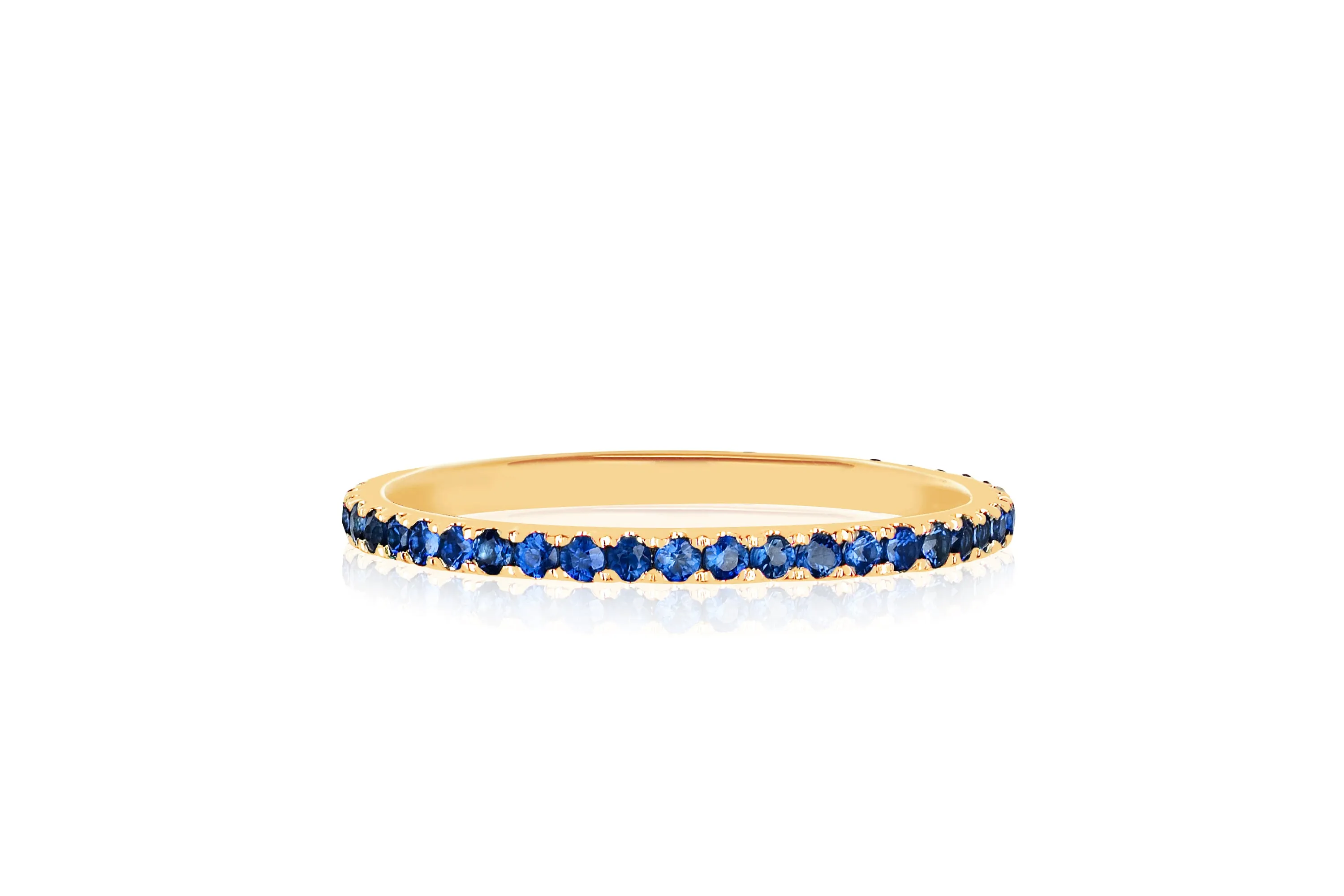 Blue Sapphire Eternity Ring sold by EF Collection