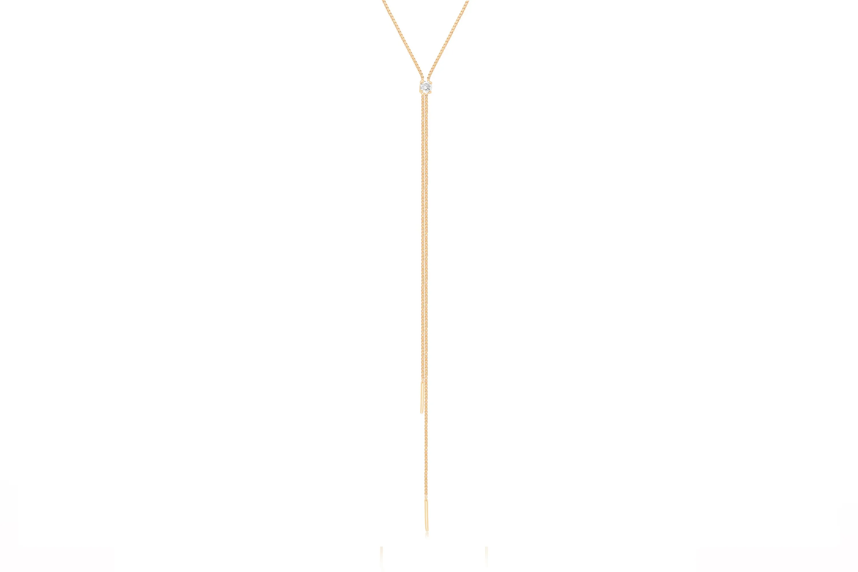 Diamond Shayla Lariat Necklace sold by EF Collection