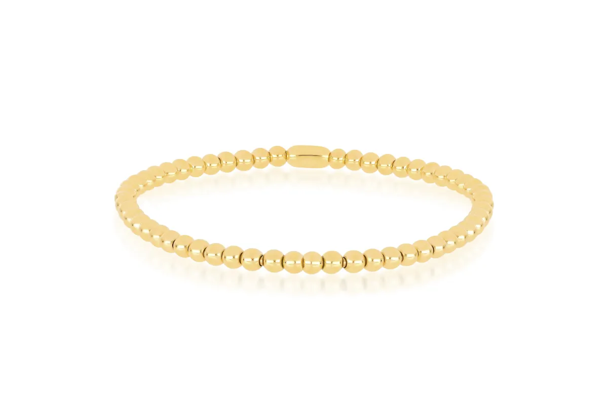 Gold Ball Stretch Bracelet sold by EF Collection