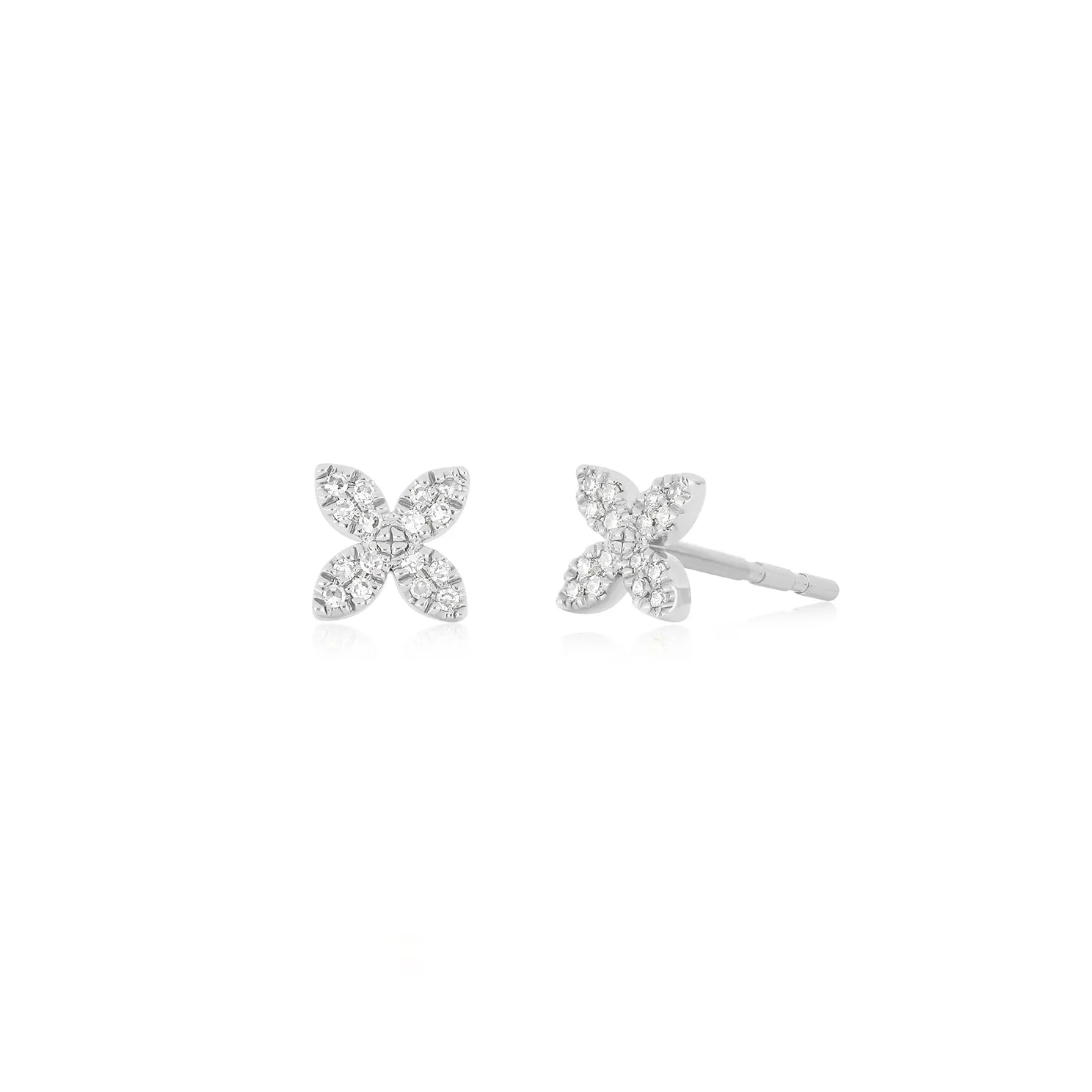 Diamond Blossom Stud Earring sold by EF Collection
