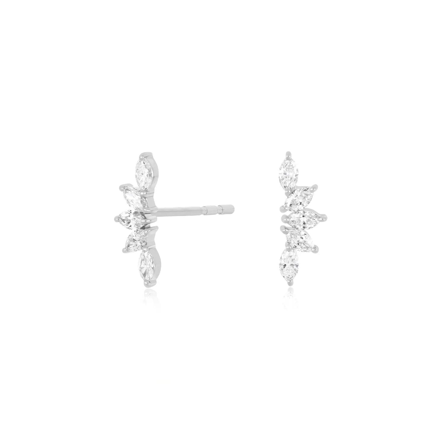 Diamond Marquise Fan Earring sold by EF Collection product image thumbnail 4