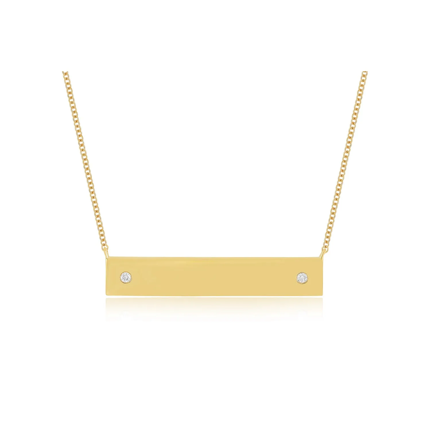 Nameplate Necklace sold by EF Collection