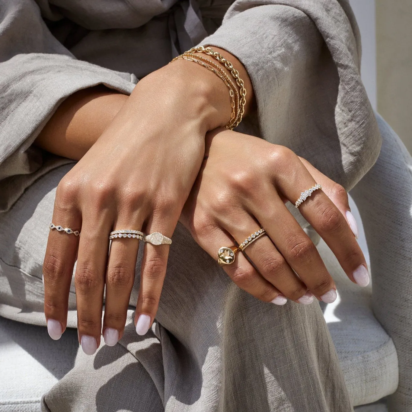 Diamond Cluster Ring sold by EF Collection product image thumbnail 5