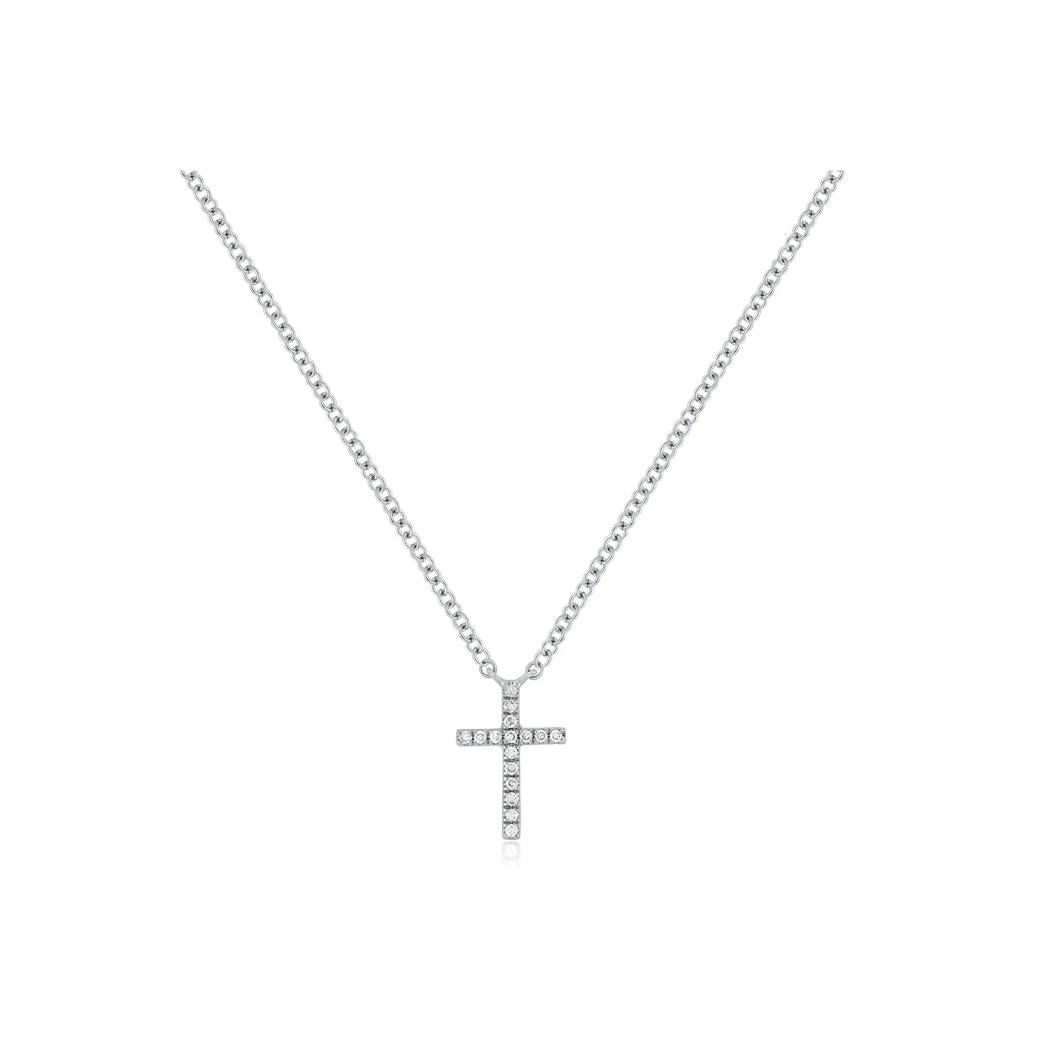 Diamond Cross Necklace sold by EF Collection product image thumbnail 5