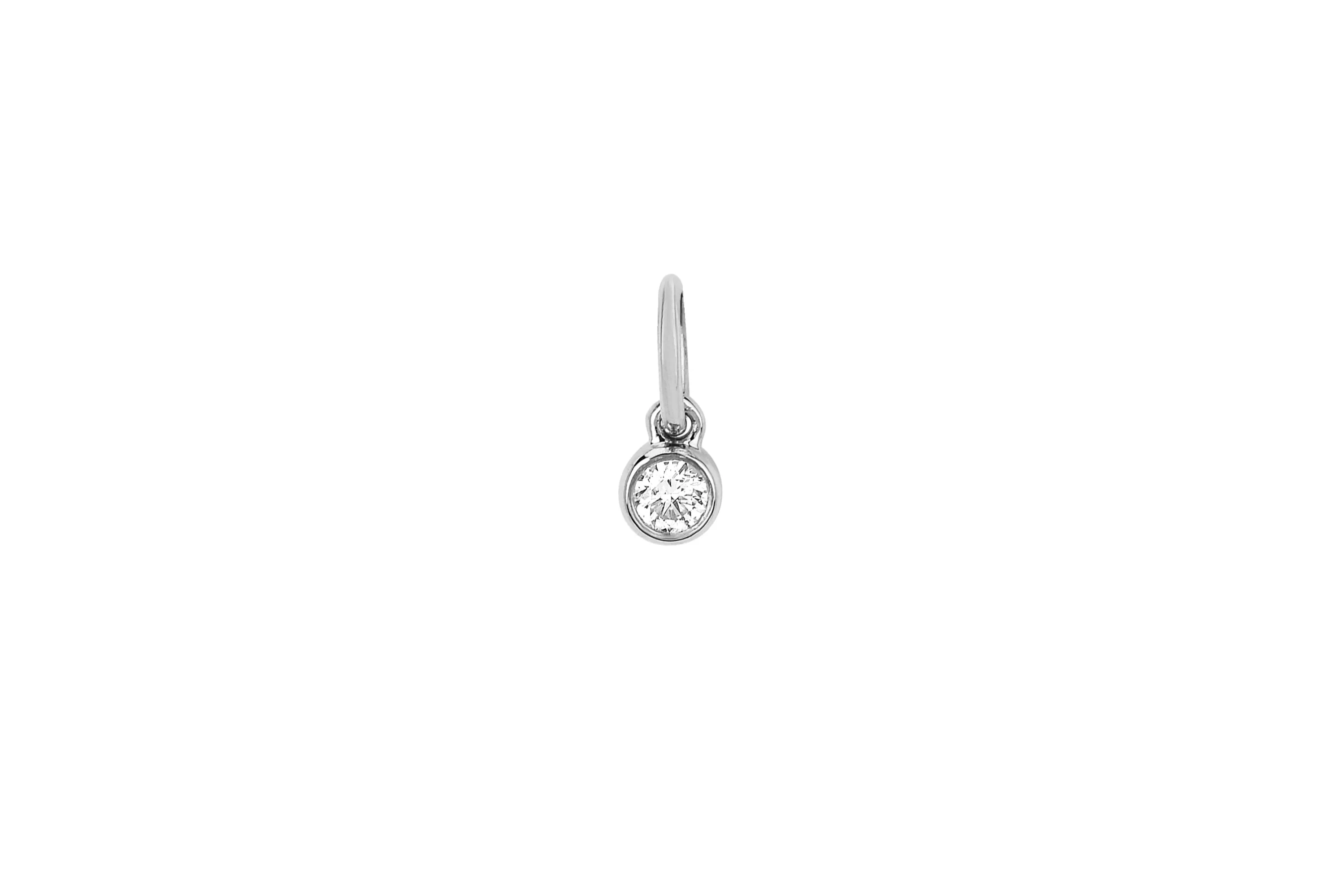Diamond Bezel Necklace Charm sold by EF Collection product image thumbnail 3