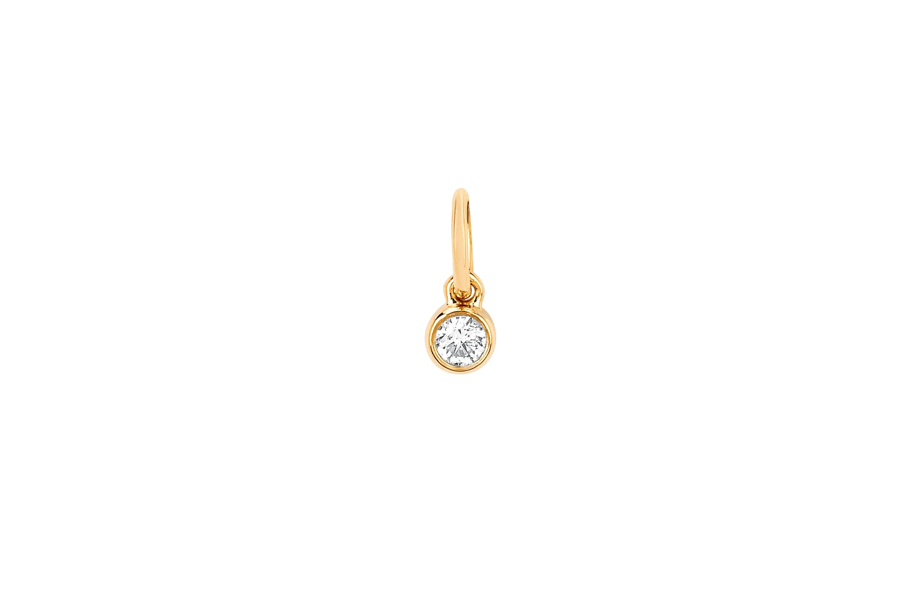 Diamond Bezel Necklace Charm sold by EF Collection