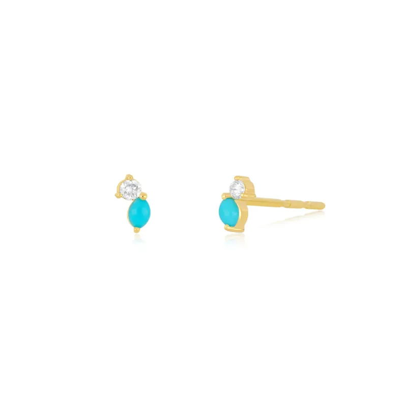 Double Treasure Stud Earring sold by EF Collection