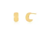 Gold Bubble Huggie Earrings sold by EF Collection