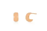 Gold Bubble Huggie Earrings sold by EF Collection