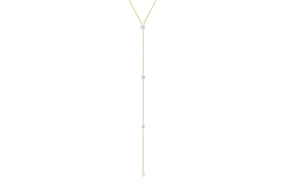 Diamond Callae Lariat Necklace sold by EF Collection