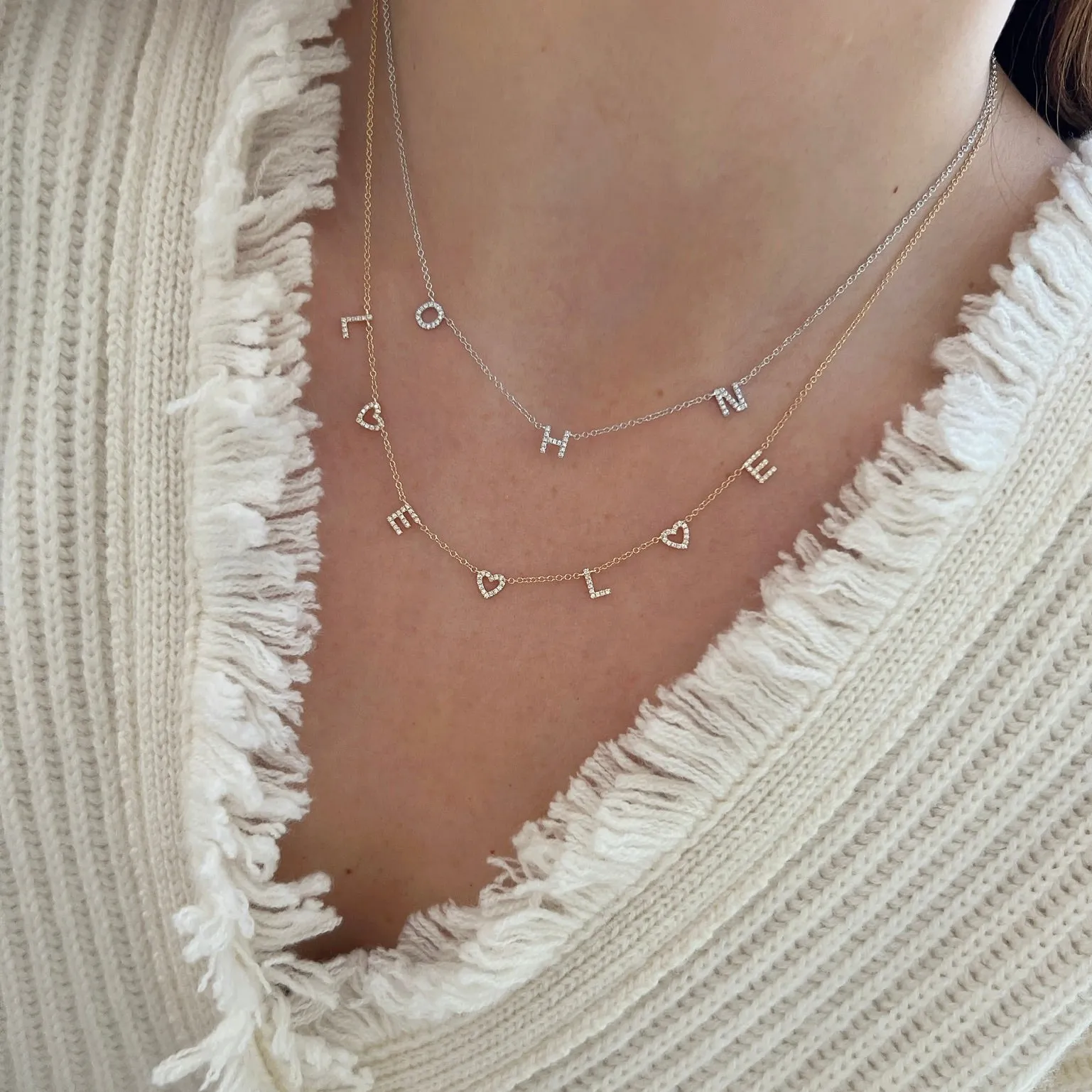 Love Around The Neck Necklace sold by EF Collection product image thumbnail 5