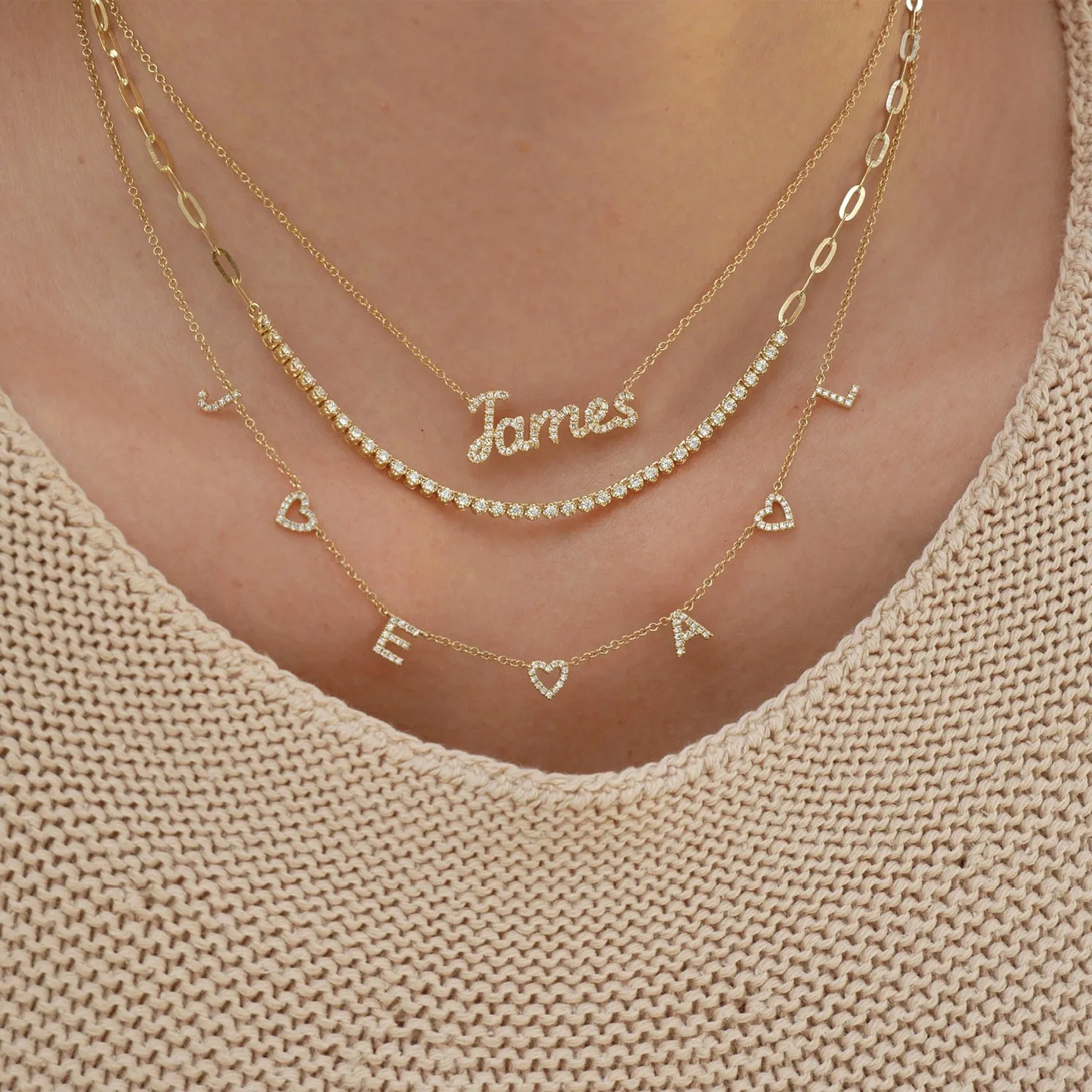 Love Around The Neck Necklace sold by EF Collection product image thumbnail 2
